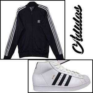 Adidas 2009 Superstar Jacket Men's Med &  Adidas Pro Model 7.5W